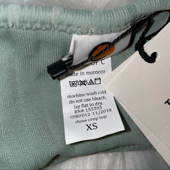 Tropic of C Dune Crop Bikini Top in Sage - Picture 10 of 11